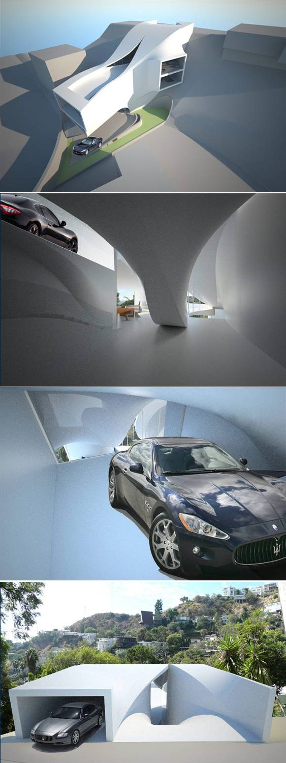 Concept Garage Garage Terrific Concept Garage With In Ground Garage And Light Gray Painted Wall And Floor With Glossy Effect Inside The Room Decoration  Smart Garage Design In Various Decoration Ideas And Themes