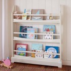 Shabby Chic Storage Terrific Shabby Chic Child's Room Storage Against Whitewash Timber Installed With White Striped Wall And Wood Floor Kids Room Cheerful Kid Playroom With Various Themes And Colorful Design