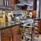 Kitchen Design Kitchen Traditional Kitchen Design Applied Sliding Kitchen Cupboards Ideas With Wooden Door And Granite Countertop Tile Backsplash Kitchens Deluxe Kitchen Cupboards Ideas With Enchanting Kitchen Designs