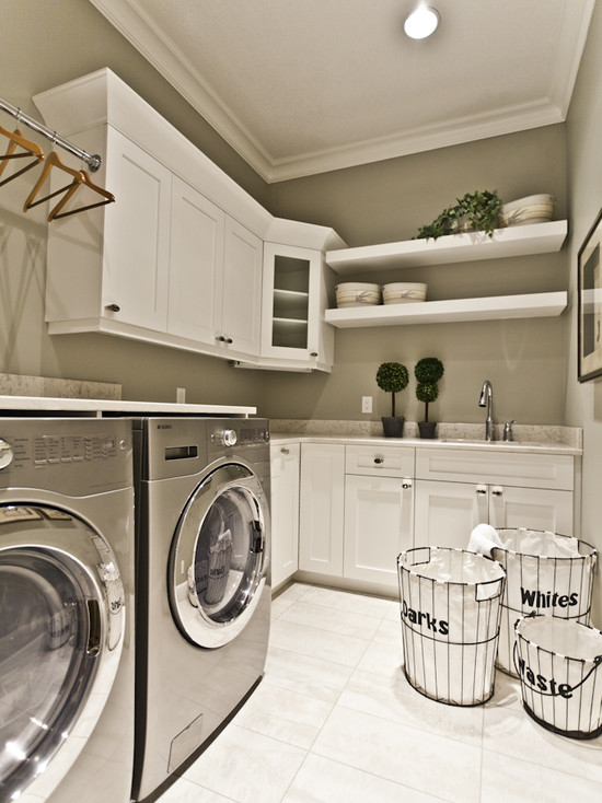 Laundry Room Ultimate Transitional Laundry Room Planner With Ultimate Washing Stand Sustainable Metallic Baskets Vintage White Cabinet Fresh Indoor Plants Shiny Ceiling Lights Decoration  Smart And Beautiful Laundry Rooms That Inspire Your Design Creativity