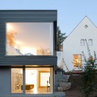 Shaped Of In Unique Shaped Of The House In Zwischen Raum Residence Furnished With Gray Wooden Glass Windows And Glass Door Dream Homes Elegant Black And White House Looking At The Exterior And Interior Design (+12 New Images)