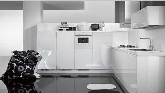 Ultra Modern With Vibrant Ultra Modern Kitchen Designs With All White Painted Room Decor And Sleek Kitchen Cabinet Application From Tecnocucina Kitchens Elegant Modern Kitchen Design Collections Beautifying Kitchen Interior