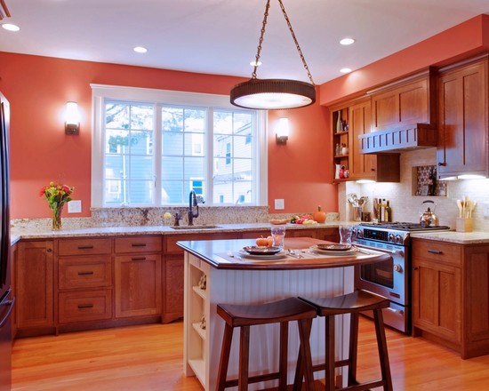 Small Kitchen And Vintage Small Kitchen Island Ideas And Circular Pendant Light In Traditional Kitchen Shiny Wall Lights Wood Kitchen Corner Warm Wood Floor Architecture Elegant Small Kitchen Island Ideas To Grant A Fancy Dishing Spot