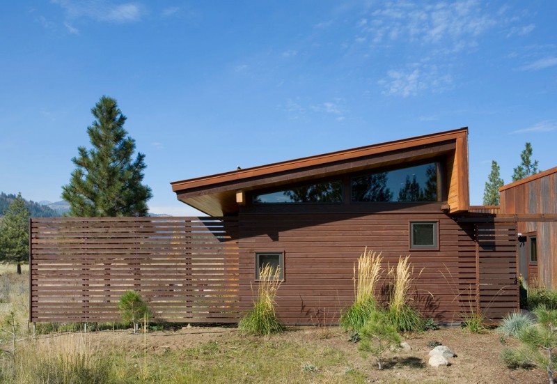 View By Residence Warm View By Wolf Creek Residence That Wooden Wall Covered And Glass Windows Finished The Design Ideas Decoration  Fabulous Contemporary Cabin Among The Beautiful Scenery View