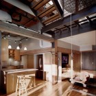 View Kitchen West Warm View Kitchen Room In West Loop Aerie Scrafano Architects That Woods Materials Gave Nice The Interior Area Architecture Small Home Design With Splendid Wood Pillars And Steel Construction