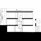 Section Plan In Wonderful Section Plan Design Ideas In The Outeiro House Showing Staircase Design Can Inspiring Our Decor Dream Homes Comfortable And Elegant House In Brown And White Color Schemes
