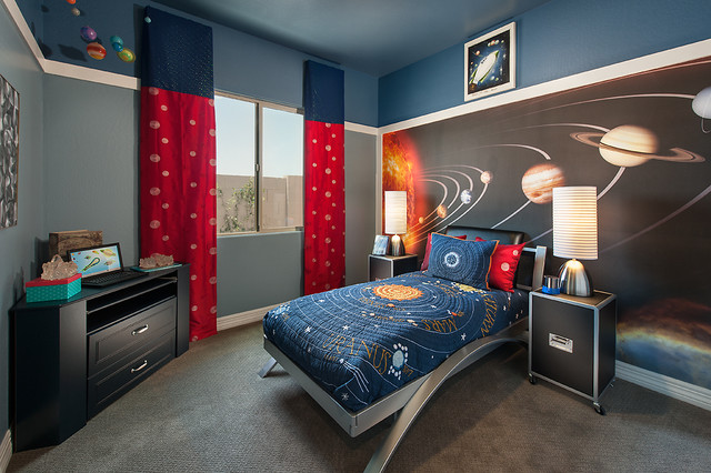 Light Grey Red Adorable Light Grey Mixed With Red And Navy Represent Cool Room Designs For Guys With Outer Space Theme Interior Design Enchanting Cool Room Designs For Guys Of Small Studio House