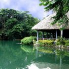 Lake Side In Amusing Lakeside Labasin Architecture In Philippines With A House Building Construction Surrounded With Grass Field At The Lake Side Restaurant Unique Villa Design Providing Stunning Unusual Experience