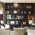 Living Room Home Amusing Living Room With Countryside Home By Suna Interior Design With White Back Chair And Dark Brown Wooden Bookshelf Interior Design Elegant Modern Countryside House In Cozy Decorating Style
