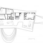 Design Plan Villa Appealing Design Plan For The Villa L With Wide Kitchen And Cozy Sitting Space Near The Spiral Staircase Dream Homes Stunning Duplex Modern House Surrounded By Green Tree And Lawn Made From Concrete Material