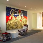 And Unique Design Artistic And Unique Office Interior Design Ornamented With Comfortable Secondhand Clothes Chair And Wooden Table By Rottet Studio Office & Workspace A Pair Of Modern Office Interior Design With White Color Themes