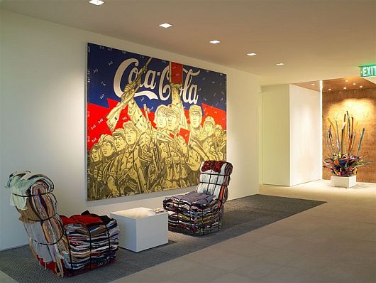 And Unique Design Artistic And Unique Office Interior Design Ornamented With Comfortable Secondhand Clothes Chair And Wooden Table By Rottet Studio Office & Workspace A Pair Of Modern Office Interior Design With White Color Themes