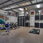 Contemporary Garage Design Awesome Contemporary Garage And Shed Design Interior Completed With Bike Storage Ideas Used Concrete Flooring Ideas Dream Homes 20 Excellent Bike Storage Ideas Ways To Organize Your Garage