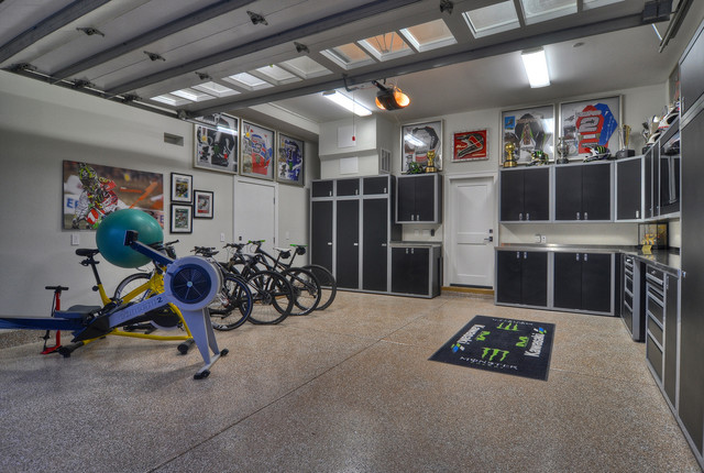 Contemporary Garage Design Awesome Contemporary Garage And Shed Design Interior Completed With Bike Storage Ideas Used Concrete Flooring Ideas Dream Homes 20 Excellent Bike Storage Ideas Ways To Organize Your Garage