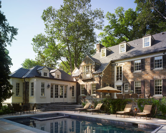 Traditional Patio Swimming Awesome Traditional Patio Design With Swimming Pool Stone Georgian Home Interior Design Awesome Interior Designs With Cozy Furniture For Making A Feel Comfortable