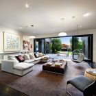 View By Design Awesome View By Living Room Design With White Sofas Under The Paint Wall In The Armadale House Decor Dream Homes Fancy Comfortable Interior Design In Luxurious Contemporary Style