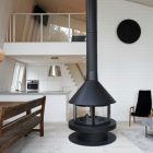 Decorative Black Rattan Cool Decorative Black Lamp And Rattan Shaped Pendant Lamp For Living Room In Chalet Lagunen Residence Dream Homes Luminous And Shining House With Contemporary Yet Balanced Color Palette