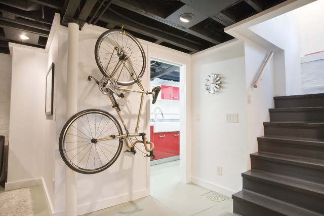 Modern Basement Interior Cool Modern Basement Room Design Interior With Small Wall Bike Storage Ideas In Entryway For Home Inspiration Dream Homes 20 Excellent Bike Storage Ideas Ways To Organize Your Garage