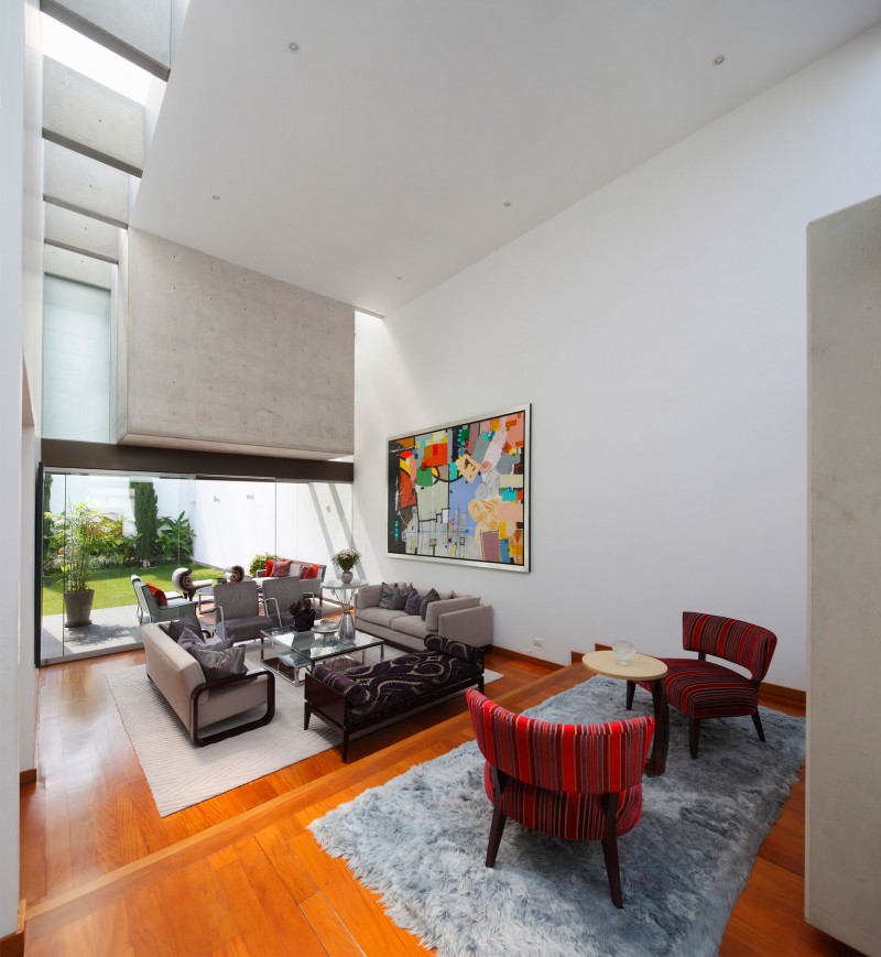 Living Room Patio Cozy Living Room In The Patio Residence With Grey Chairs And Grey Sofas Near The Glass Table Dream Homes  Stunning White Home With Authentic Patio In Modern Style