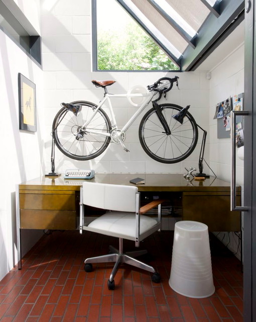 Modern Home Interior Elegant Modern Home Office Design Interior Used Wall Bike Storage Ideas In Minimalist Space For Home Inspiration To Your House Dream Homes  20 Excellent Bike Storage Ideas Ways To Organize Your Garage