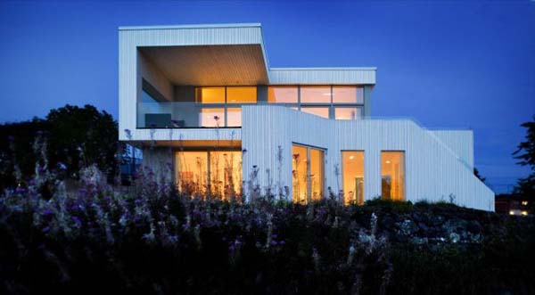 White Striped Villa Exciting White Striped Wall Covered Villa G By Saunders Architecture Involved Hawthorn Completed Assorted Plants On It Hotels & Resorts  Extraordinary Modern Villa Style With Dynamic Indoor Outdoors