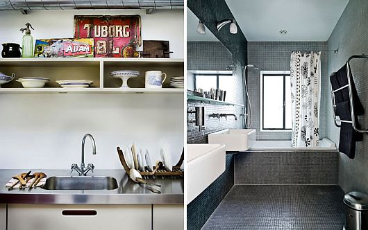 Bathing Space Room Fabulous Bathing Space And Kitchen Room Design Idea Applied By Exquisite Three Bedroom Apartment In London Dream Homes Amazing Interior Photography Ideas For Minimalist Living Space