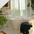 The Coral Grace Fabulous The Coral House On Grace Bay Master Bathroom Interior Involving Oval Bathtub And Skirted Glass Table Architecture Luminous Private Beach House With Stylish And Chic Exotic Interiors