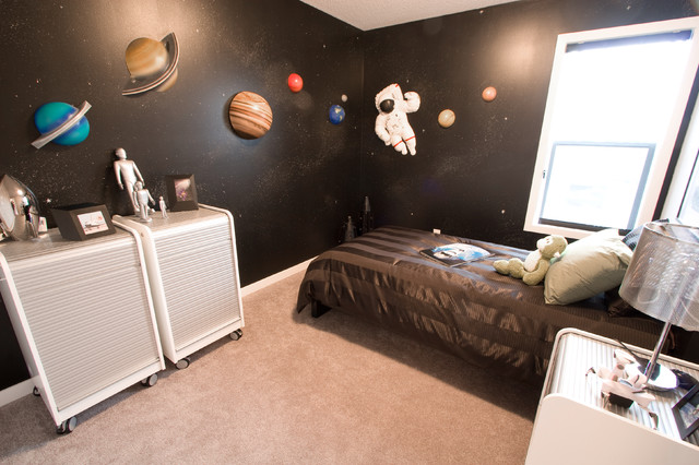 Dark Painted Designs Fascinating Dark Painted Cool Room Designs For Guys With Outer Space Decorating Style Involving 3D Wall Arts Interior Design  Enchanting Cool Room Designs For Guys Of Small Studio House