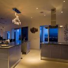 Modern Kitchen Stlucia Fascinating Modern Kitchen Design Of StLucia Akasha Villa For Rent With Blue Tone Light Inside The Room Interior Dream Homes Beachfront Modern Beautiful Villa With Fantastic Exterior And Interior Accents