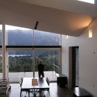 Sloping Ceiling Window Fascinating Sloping Ceiling With Large Window Providing Total Comfort And Fresh Nuance Inside The Modern Interior Design Dream Homes Wonderful Contemporary Villa With Beautiful Scenery Of Mountain View (+14 New Images)
