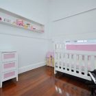 Modern Hitech Girl Feminine Modern Hitech Mansion Baby Girl Private Bedroom With Soft Pink Effect On Bedroom Cabinet And Bed Duvet Interior Design Beautiful Interior Design In Modern Hi-Tech Mansion House Of Paddington