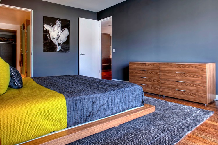 Yellow Splash Bedding Fresh Yellow Splash Covering The Bedding Inside Spivey Designs Modern Residence Master Bedroom Painted In Grey Dream Homes Beautiful Contemporary Home Set To Make A Fusion Interior Style