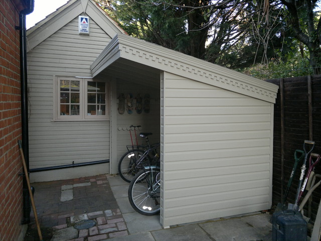 Traditional Garage Design Incredible Traditional Garage And Shed Design With Small House Shaped For Bike Storage Ideas For Home Inspiration To Your House Dream Homes 20 Excellent Bike Storage Ideas Ways To Organize Your Garage