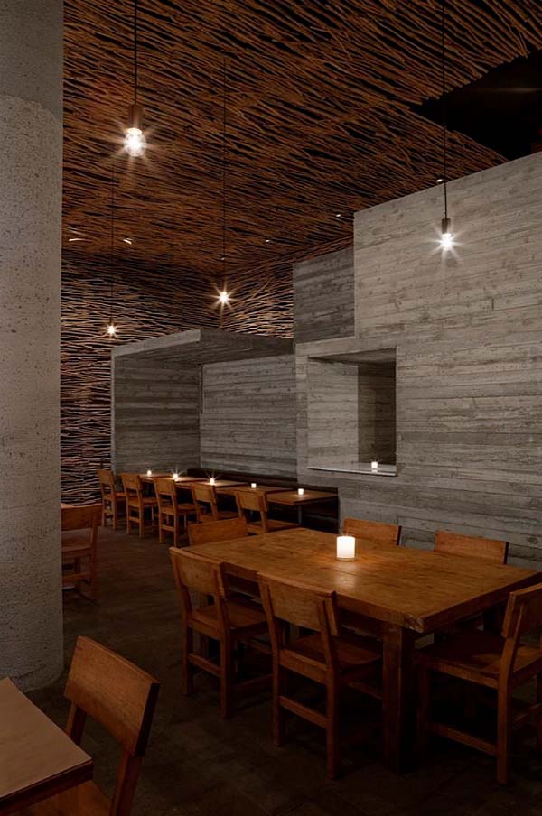 Themes Pio By Prestigious Themes Pio Pio Restaurant By Sebastian Marsical Studio Involved Candle On Dining Table And Small Ceiling Lamp Restaurant Stunning Wood Restaurant With Minimalist Decoration Approach