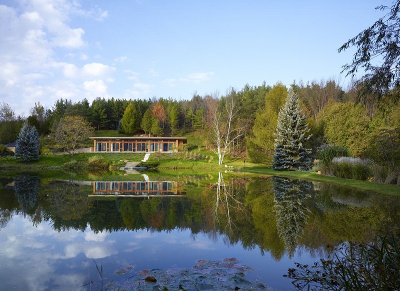 Landscape Of That Remarkable Landscape Of The House That Give Powerful Natural Nuance In The Home Exterior Design Idea Dream Homes Unique And Beautiful Lake Home With Eco Friendly Concept