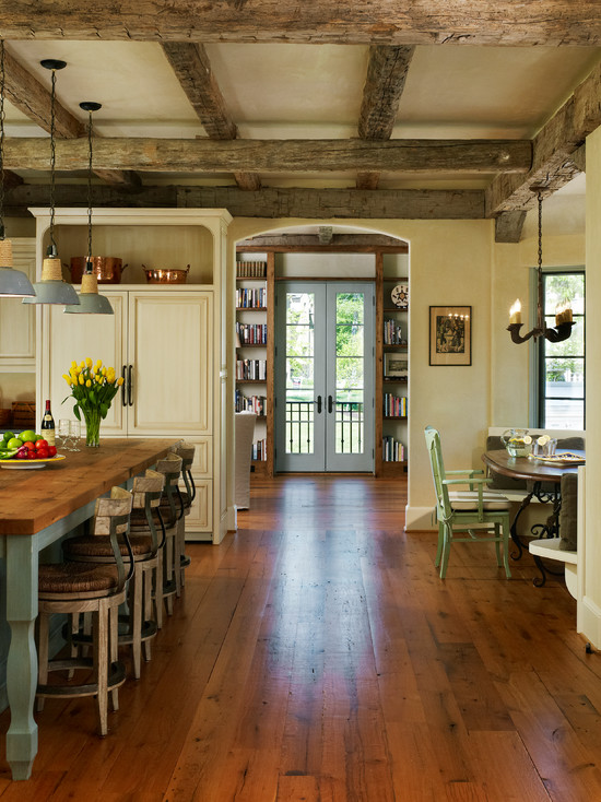 Kitchen Design Rustic Rustic Kitchen Design Beams Ceiling Rustic French Villa Dream Homes  An Elegant And Comfortable Villa Design For Big Family