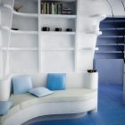 White Blue Modern Sensational White Blue Sitting With Modern Furniture Design And Minimalist Space For Home Inspiration To Your House Interior Design Amazing Colorful Interior Design With White Palette And Beach Themes