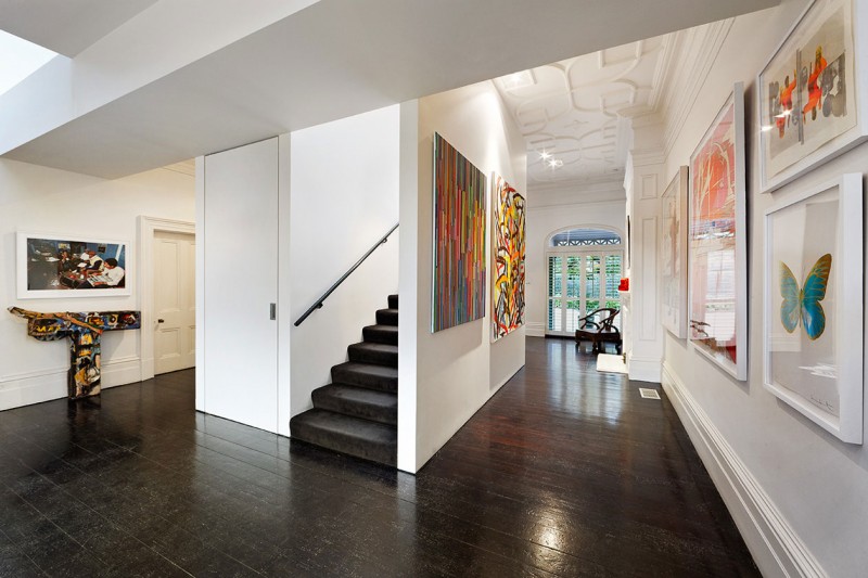 Corridor Design Walls Sleek Corridor Design With Paint Walls In Armadale House That Wooden Floor In Black Color Giving Nice The Decoration Dream Homes Fancy Comfortable Interior Design In Luxurious Contemporary Style