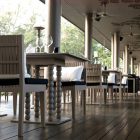 Sala Restaurant Which Spacious SALA Restaurant In Phuket Which Adorned With Fashionable Chair Designs And Simple Table With Circular Legs Restaurant Lavish Restaurant Design With Spacious Indoor-Outdoor Interplay