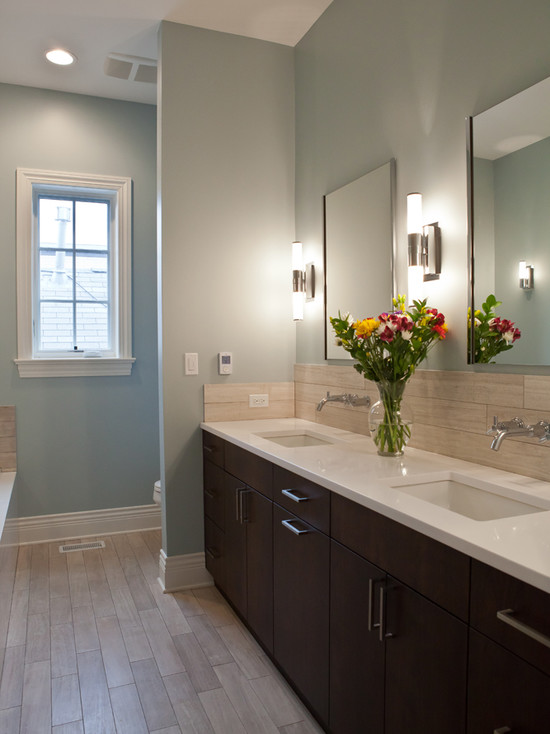 Modern Bathroom Benson Stunning Modern Bathroom Small Window Benson Residence Design Architecture Stunning Single Family Home With Elegant Transitional Interior In Chicago