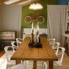 Rustic Dining Interior Stunning Rustic Dining Room Design Interior With Wall Hanging Bike Storage Ideas Decorated With Minimalist Furniture Design Ideas Dream Homes 20 Excellent Bike Storage Ideas Ways To Organize Your Garage