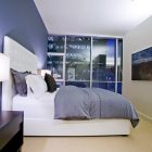 Cool Room Guys Stylish Cool Room Designs For Guys Involving Purple And White Painted Wall Involving Wooden Nightstand With Lamp Interior Design Enchanting Cool Room Designs For Guys Of Small Studio House