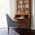 Home Office With Traditional Home Office Wooden Desk With Bookcase Holladay Home Interior Design Classic Home Design With Stylish And Stunning Interiors (+12 New Images)