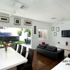 Modern Hitech With Vibrant Modern Hitech Mansion Dominated With Black And White Dining Furniture In All White Painted Room Interior Design Beautiful Interior Design In Modern Hi-Tech Mansion House Of Paddington
