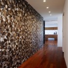 Stone Wall Ludwig Amazing Stone Wall Decorate Lavish Ludwig Penthouse Long Hall With Pure White Wall And Ceiling Combination Apartments Luxury Penthouse Apartment In San Francisco With Sophisticated Accents