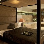Bedroom Design Inspired Amusing Bedroom Design With Armani Inspired Interior With Dark Brown Blanket And Dark Brown Wooden Frame Dream Homes Sophisticated Interior Design In White Color Themes For High-end Living Style