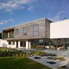 Entrance Design Residence Amusing Entrance Design Of Meadowview Residence With Grey Concrete Floor And Several Square Shape Of Windows Dream Homes Charming Airy Interior To Enhance The Coziness Of Elegant Modern Home