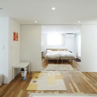 Japanese Bedroom White Amusing Japanese Bedroom Decoration Including White Bedstead On The Brown Deck On The Wooden Floor In All White Painted Wall Design Dream Homes Elegant Japanese Interior Style With Astonishing Natural Look