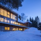 Views From Of Amusing Views From The Top Of Cabane Residence Design Involved Big Glasses Windows In White Brown Painting Dream Homes Classic And Contemporary Country House Blending Light Wood And Glass Elements