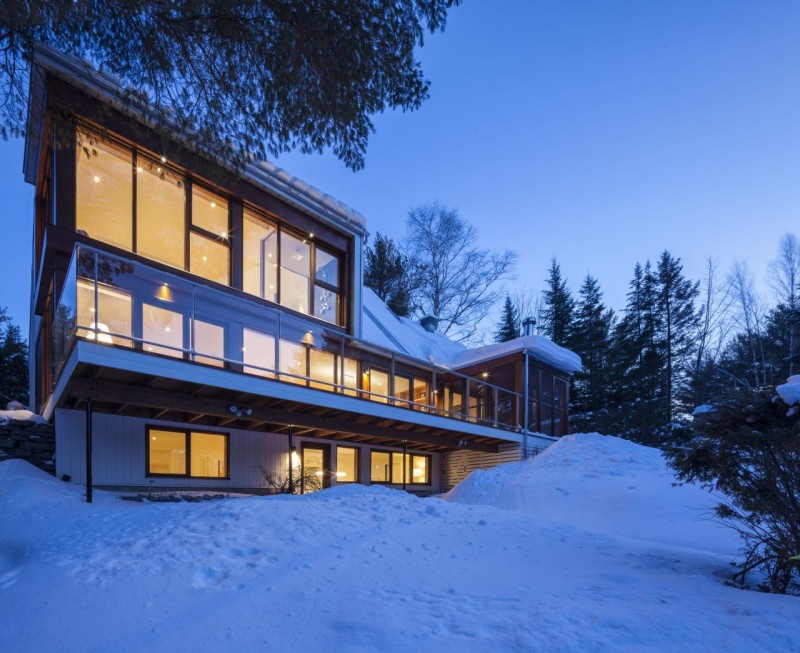 Views From Of Amusing Views From The Top Of Cabane Residence Design Involved Big Glasses Windows In White Brown Painting Dream Homes Classic And Contemporary Country House Blending Light Wood And Glass Elements